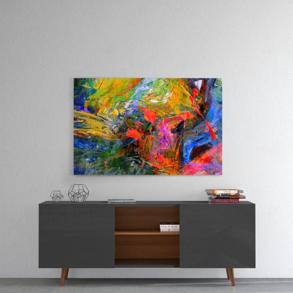 Pittura su vetro , 72 x 46 cm Color Burst - Insigne-image-1
