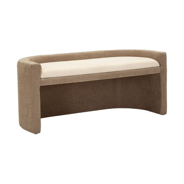 Panchina marrone/beige Nordic Style – Mauro Ferretti-image-2