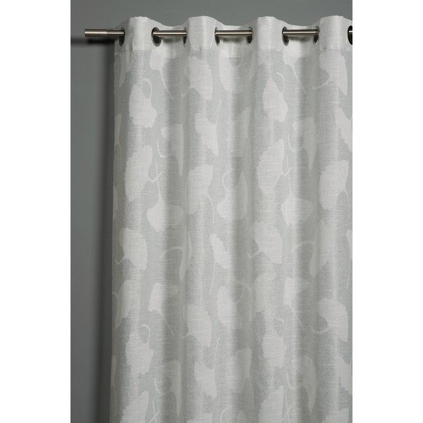 Tenda grigio chiaro in jacquard 140x245 cm Gingko – Sehlbach