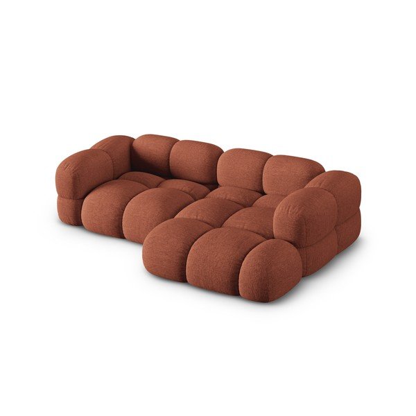 Divano angolare color mattone (con penisola a destra/con chaise lounge) Loretto – Cosmopolitan Design-image-3