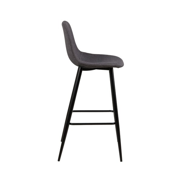 Sgabello da bar nero e grigio 101 cm Wilma - Actona-image-4