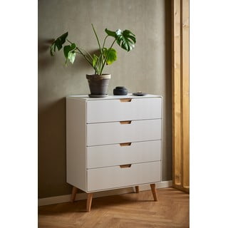 Cassettiera bianca 80x100x40 cm Lowell - Actona
