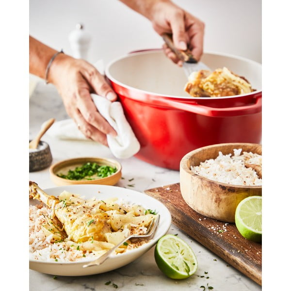 Pentola in alluminio con coperchio antiaderente per induzione 5,7 l Air - Tefal-image-2