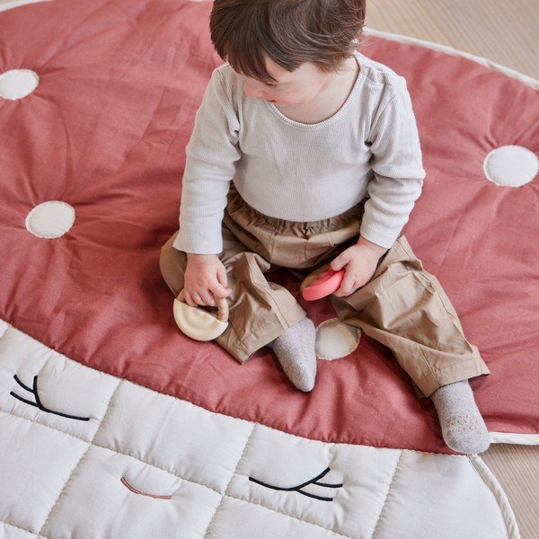 Palestrina per bambini rossa 120x98 cm Mushroom – OYOY Mini-image-2