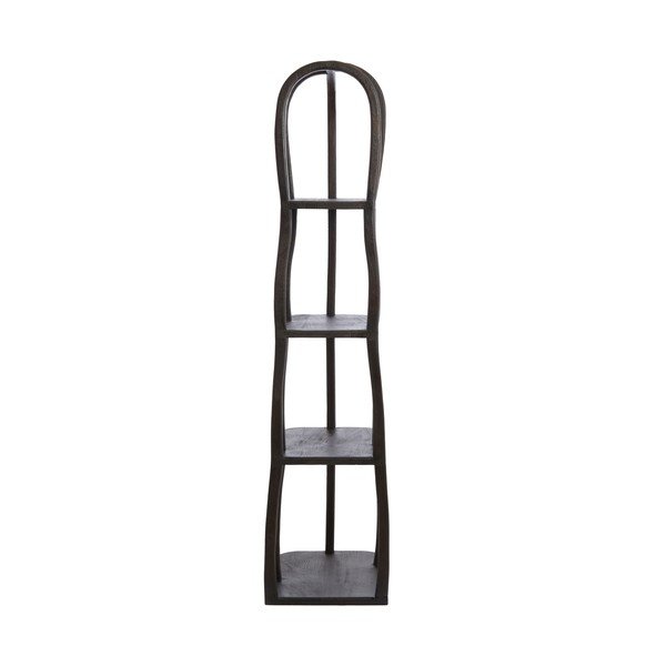 Scaffale colore naturale scuro in mango massiccio 53x175x40 cm Lowe – Light & Living-image-2