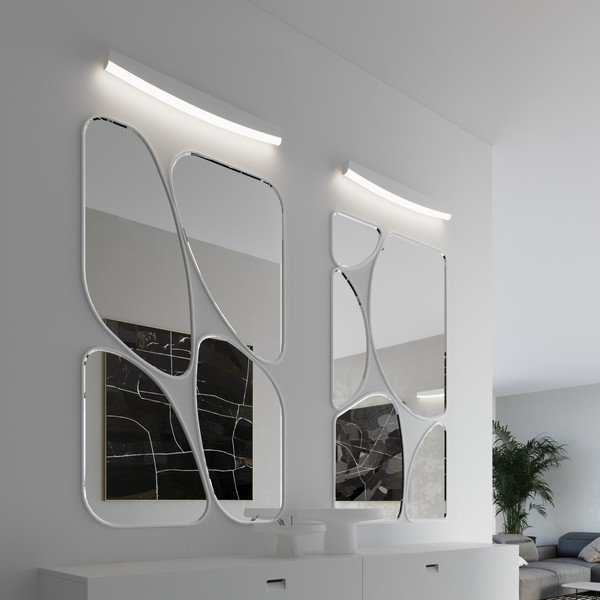 Lampada da parete LED bianca in metallo JORUN – Thoro-image-3