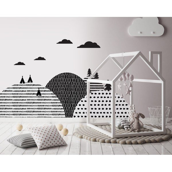 Adesivo murale Scandi, 155 x 50 cm Mountains - Dekornik-image-2