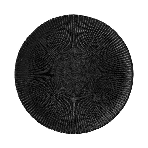 Piatto in gres nero, ø 23 cm Neri - Bloomingville