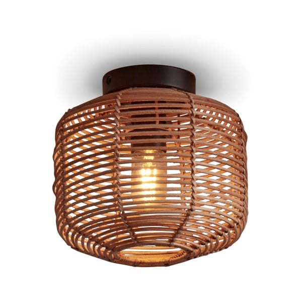 Lampada da soffitto con paralume in rattan di colore naturale ø 25 cm Tanami - Good&Mojo