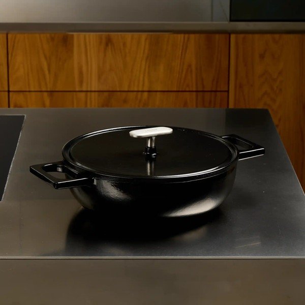 Padella in ghisa con coperchio ø 26 cm tegame Mattia 3.0 – FABINI-image-4