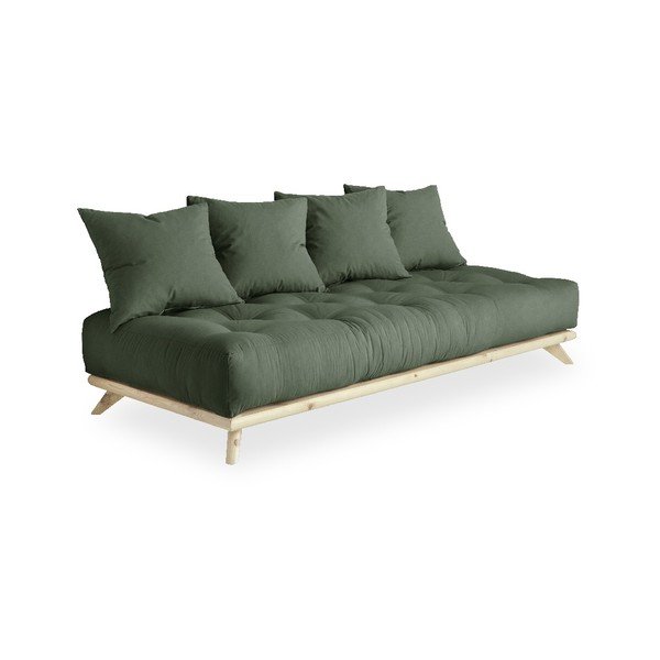 Divano Naturale Chiaro/Verde Oliva Senza - Karup Design-image-3