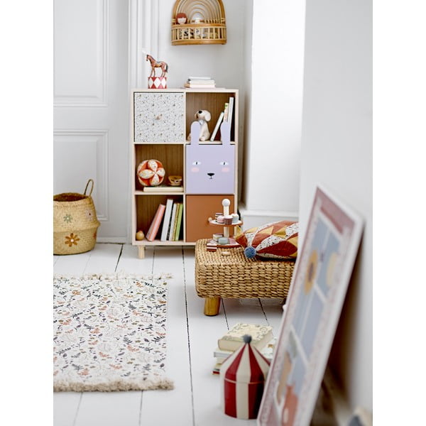 Scaffale in rattan per bambini in colore naturale Preet - Bloomingville Mini-image-3