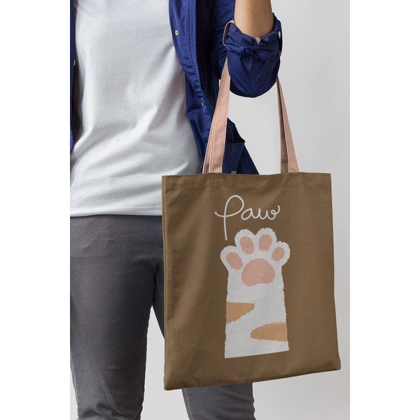 Borsa in tessuto marrone - Kate Louise-image-3