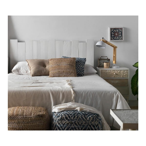 Comodino bianco con 3 cassetti Pattern - Geese-image-1