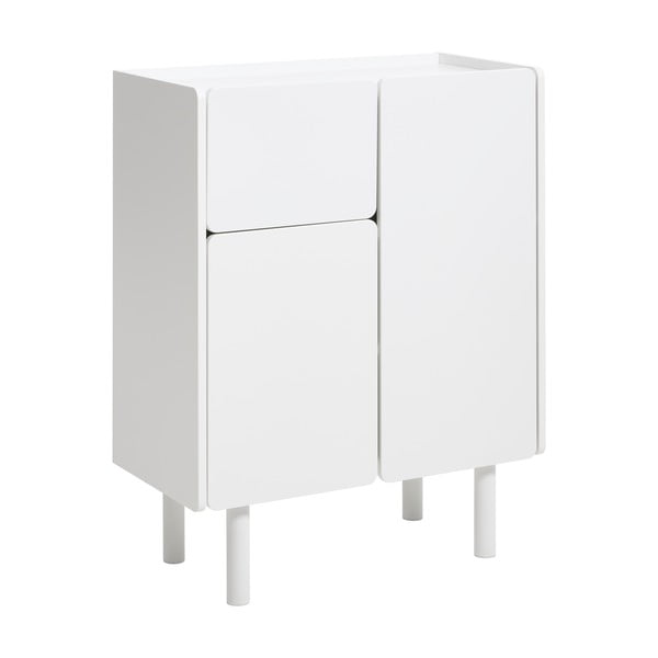 Armadietto bianco 80x100x40 cm Bera – Unique Furniture-image-2