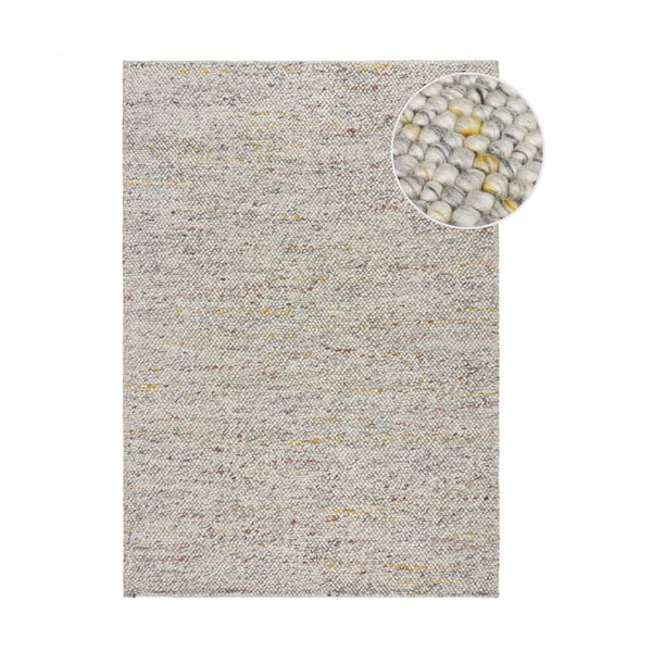 Tappeto crema tessuto a mano con lana 160x230 cm Minerals - Flair Rugs