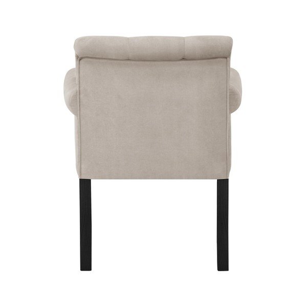 Sedia bianca con gambe in faggio nero Flacon - Ted Lapidus Maison-image-4