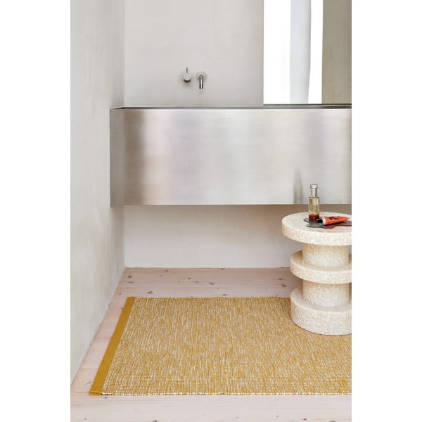 Passatoia da interno/esterno color senape 70x225 cm Sam Mustard – Pappelina-image-3