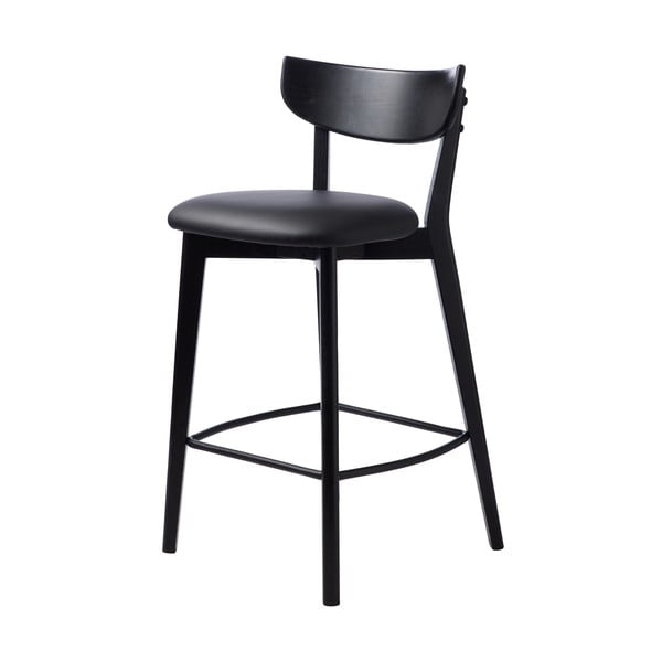 Sgabello da bar nero (altezza seduta 67 cm) Pero - Unique Furniture