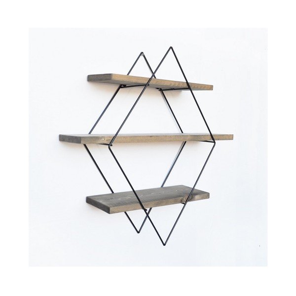 Scaffale a muro in legno Chrysi - Evila Originals-image-4