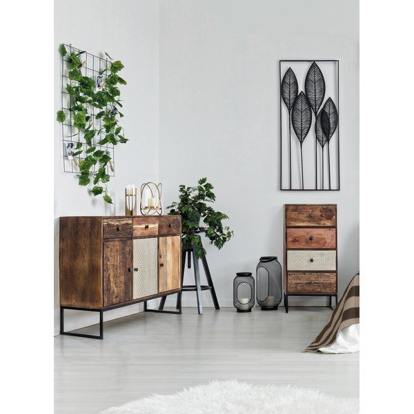 Decorazione da appendere in metallo 61x135 cm Adhira – Bizzotto-image-3