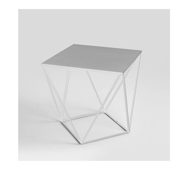 Tavolino Custom Form Daryl bianco, 55 x 55 cm - CustomForm-image-1