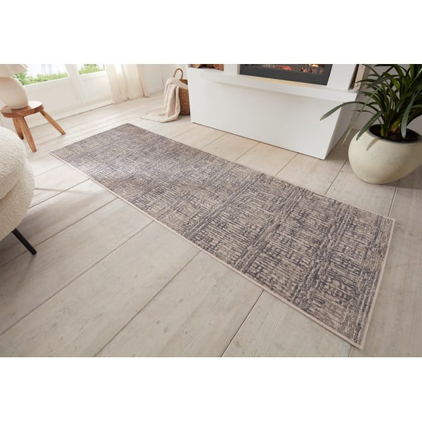 Passatoia grigia 80x200 cm Terrain – Hanse Home-image-1