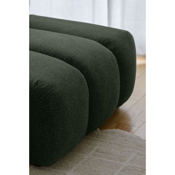 Divano angolare verde scuro (con penisola a destra/con chaise lounge) Shell – Miuform-image-4