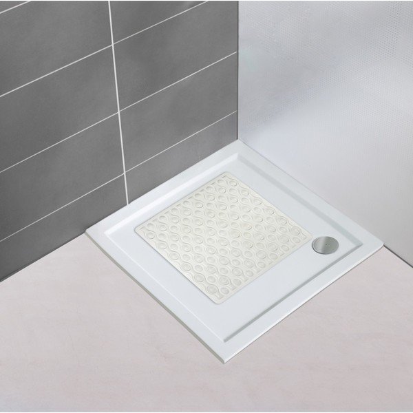 Tappeto da bagno antiscivolo bianco Rocha, 54 x 52 cm - Wenko-image-2