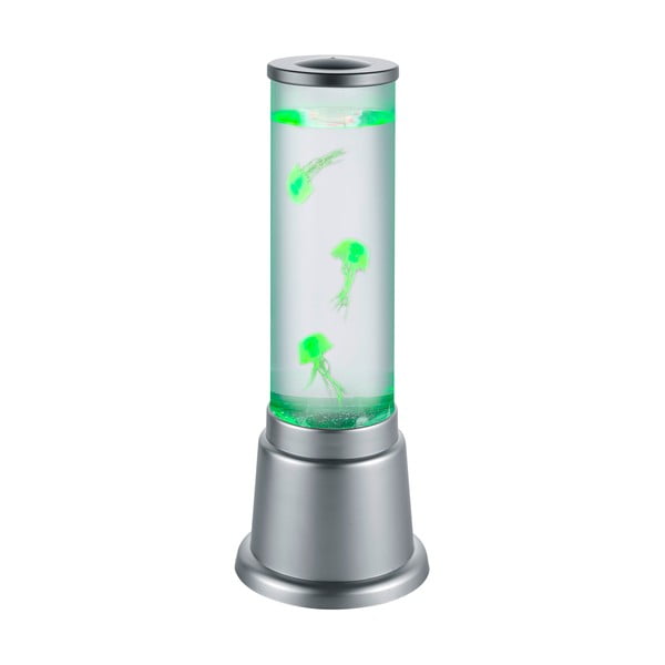Lampada da tavolo a LED in argento (altezza 36 cm) Jelly - Trio