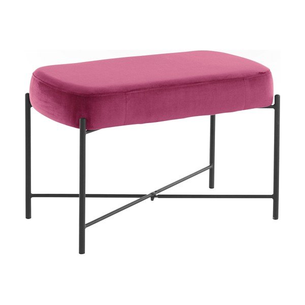 Panchina in velluto rosa Berry - Støraa-image-1