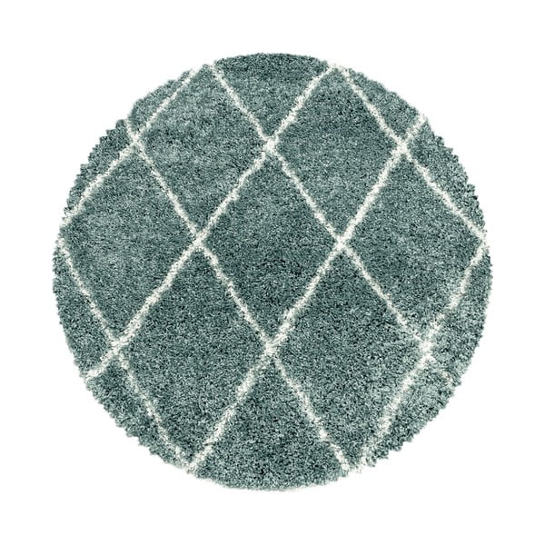 Tappeto rotondo turchese ø 120 cm Alvor - Ayyildiz Carpets