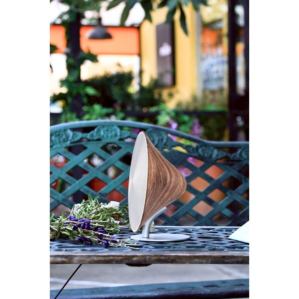 Altoparlante bluetooth grande marrone scuro Halo - Gingko-image-1