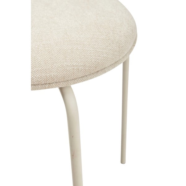 Tavolo sgabello in metallo bianco - Hübsch-image-2