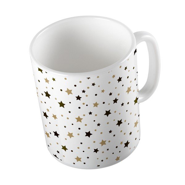 Tazza in ceramica bianca con motivo natalizio 330 ml - Butter Kings-image-2