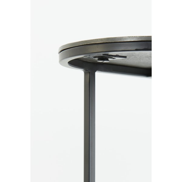 Set di 2 tavolini in metallo 26x53 cm Bocov - Light & Living-image-4