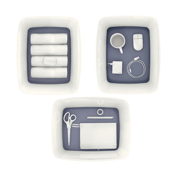 Contenitore bianco con coperchio Office, volume 18 l MyBox - Leitz-image-2