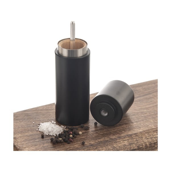 Macinino di legno per il pepe e il sale Black - Orion-image-2