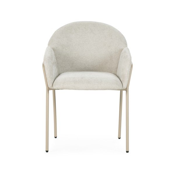 Set di sedie da pranzo beige in imbottito 2 pz Aslin – MOME-image-2