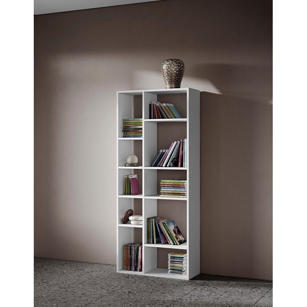Libreria bianca 77x180 cm Iris - TemaHome-image-1