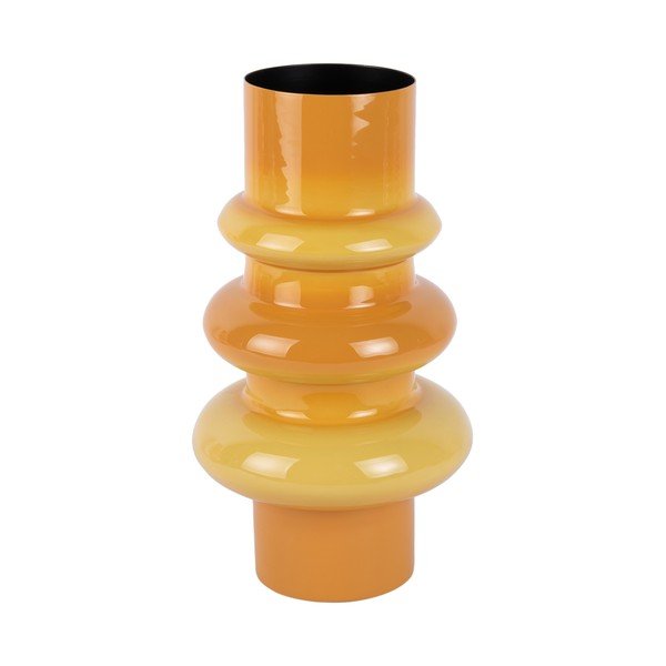 Vaso arancione in ferro (altezza totale 30 cm) Grato – PT LIVING