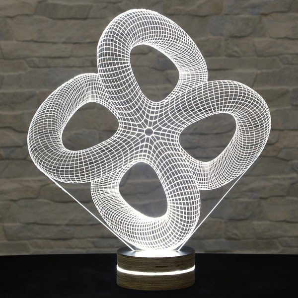 3D stolní lampa Abstract II