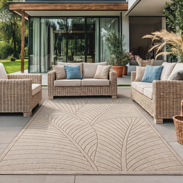 Tappeto da interno/esterno beige 120x170 cm Nova 1203 – Ayyildiz Carpets-image-1