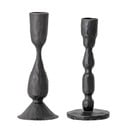 Set di 2 candelieri in metallo nero, altezza 16 cm Deja - Bloomingville