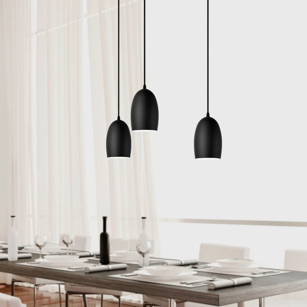 Pendente nero a tre bracci UME Matte, ⌀ 14 cm Ume - Sotto Luce-image-1
