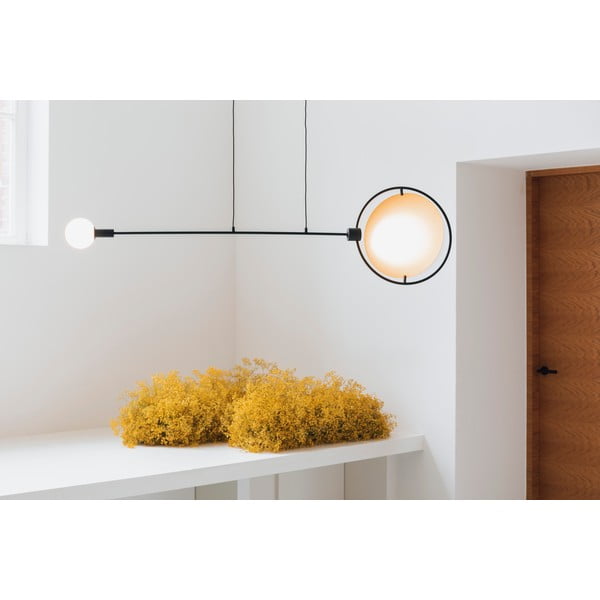 Lampadario dimmerabile a LED in giallo ocra e nero Sirius - Zuiver-image-4