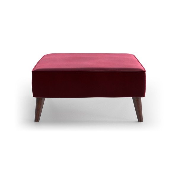 Červená sametová podnožka My Pop Design Auteuil-image-2