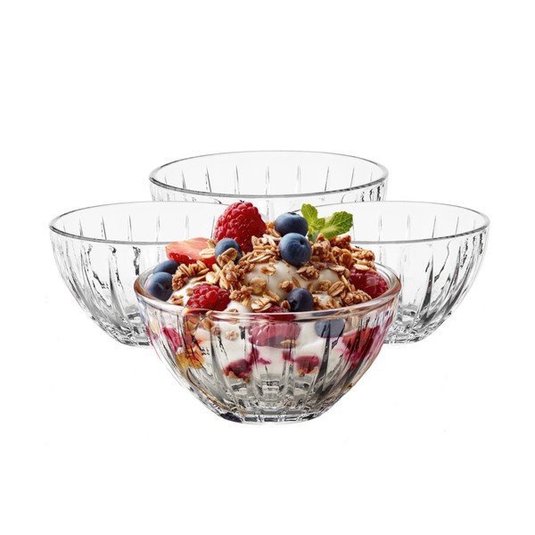 Ciotoline in set per il gelato in vetro 4 pz Beaufort – Premier Housewares-image-1