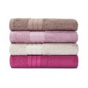 Set di 4 asciugamani in cotone, 50 x 100 cm Siena - Bonami Selection