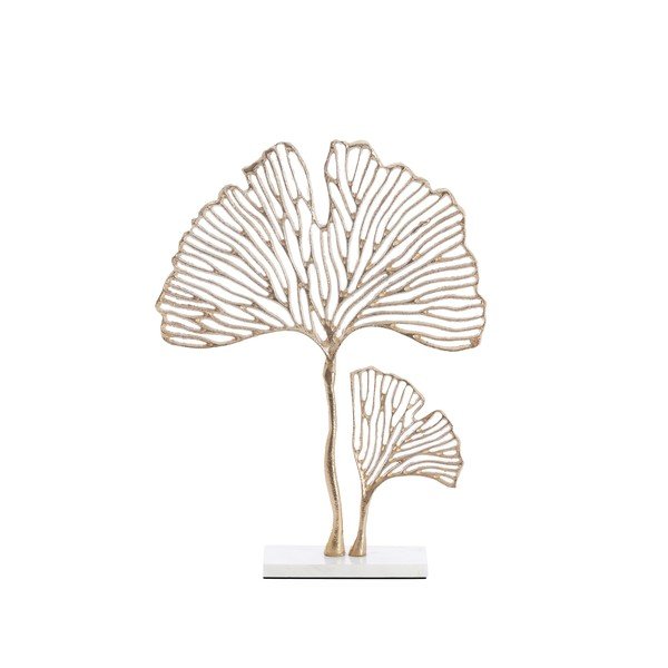 Statuetta in metallo (altezza 48 cm) Leaf - Light & Living-image-3